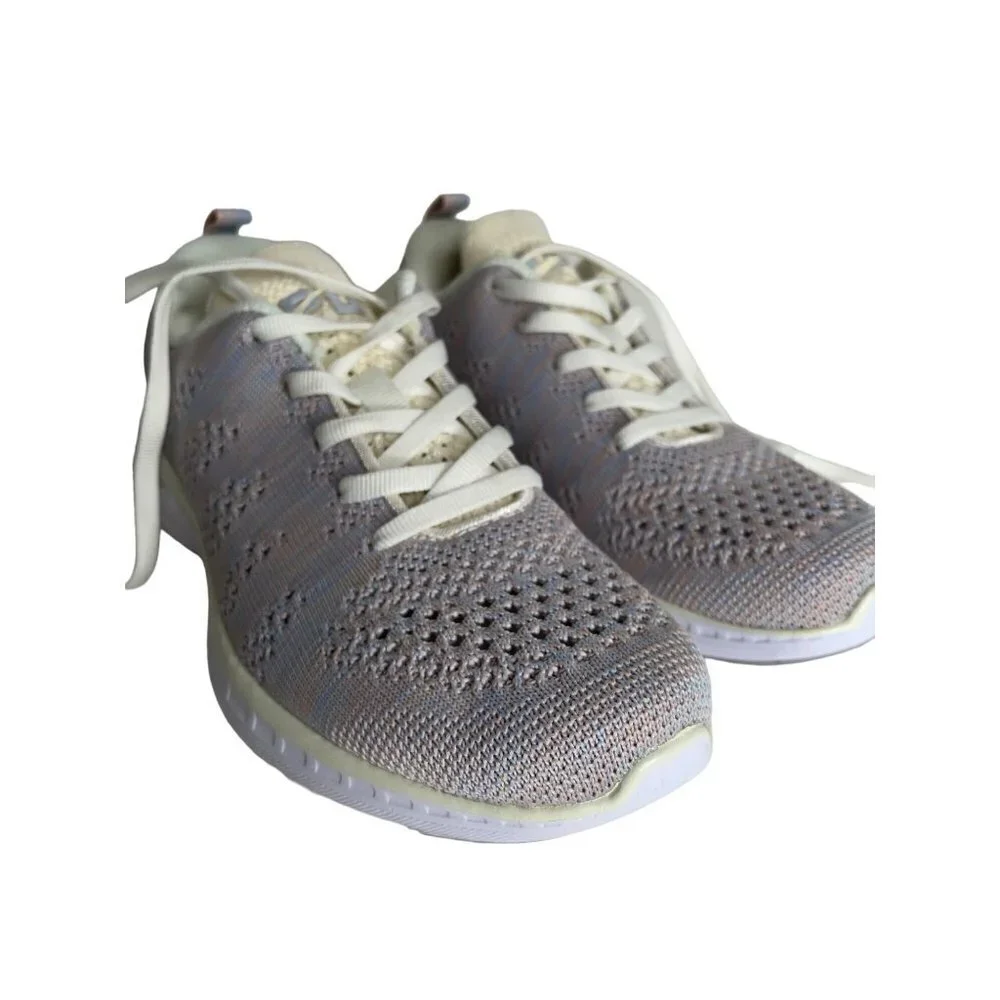 APL Techloom Pro Trainer Sneakers Pastel Multi Pristine White Women's 35 5 New